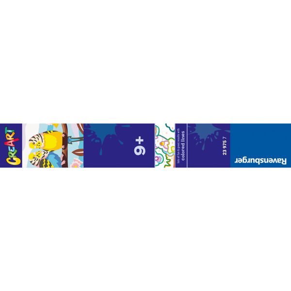 Ravensburger creart - gli inseparabili - kit di disegno con colori e pennello, 9+ anni - RAVENSBURGER