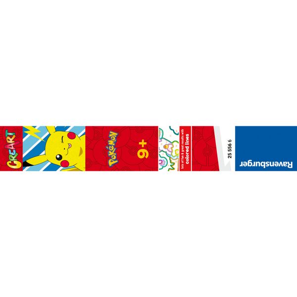 Ravensburger creart - pokémon pikachu - dipingi con i numeri, idea regalo 9+ anni - POKEMON