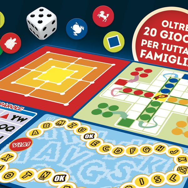 Ludoteca giochi riuniti – oltre 20 giochi classici in un’unica collezione per tutta la famiglia! - LISCIANI