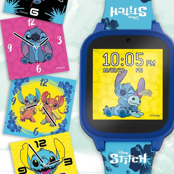 Stitch smartwatch – lo smartwatch di stitch con giochi e clock faces per un divertimento sempre con te! - LISCIANI, Disney Stitch