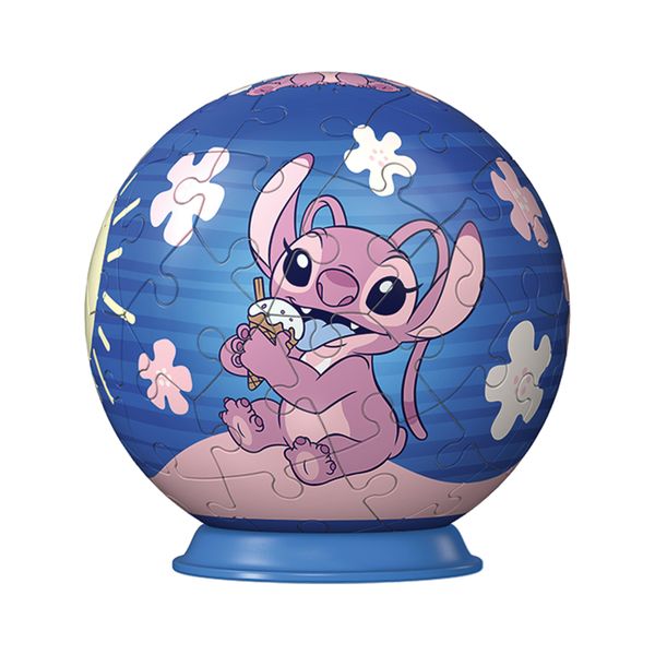 Ravensburger 3d puzzle disney angel (stitch) - 54 pezzi - puzzle unico per 6+ - Disney Stitch