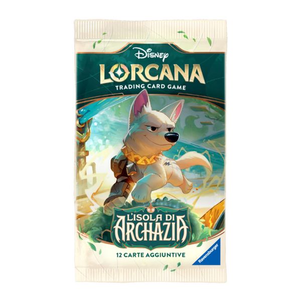 Disney lorcana – l'isola di archazia– bustina da 12 carte – 8+ anni - Lorcana