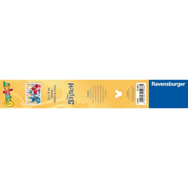 Ravensburger creart - stitch & leroy - set per dipingere con tavola e colori, 9+ anni - Disney Stitch