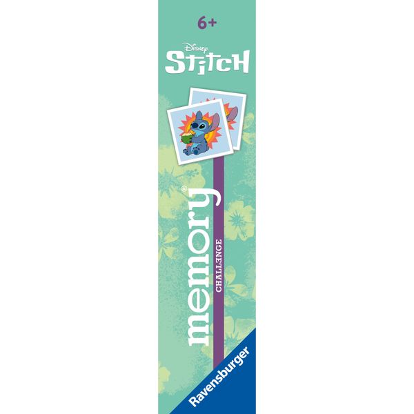 Ravensburger memory stitch challenge - gioco di memoria con 64 carte, 6+ anni - Disney Stitch