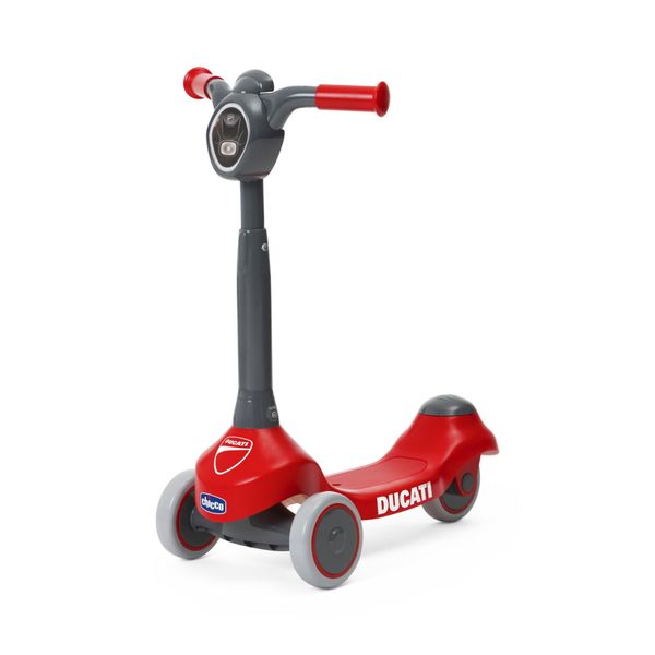 Monopattino ducati chicco - sicurezza, stabilità e divertimento per bambini fino a 20 kg - 2+ - chicco - Chicco