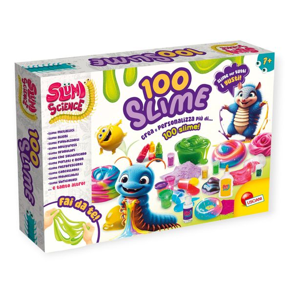 Slumi science 100 slime – oltre 100 slime diversi! scopri texture, colori e effetti unici per un divertimento infinito! - LISCIANI