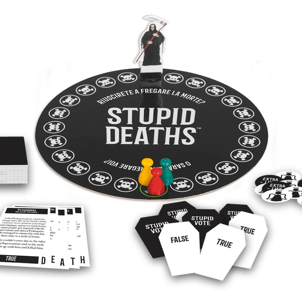Stupid deaths - yas!games - l'unico in italiano - party games - ROCCO GIOCATTOLI