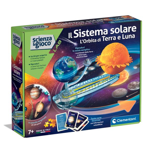 Clementoni scienza & gioco sistema solare: orbita di terra e luna 19402 – gioco educativo astronomia - CLEMENTONI