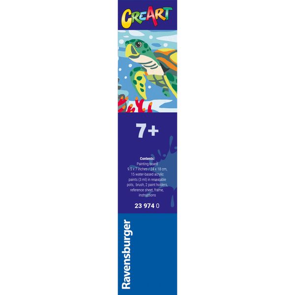 Ravensburger creart - tartaruga marina - set artistico per bambini 9+ anni - RAVENSBURGER