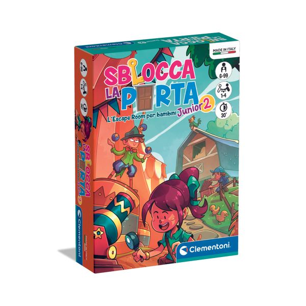 Clementoni sblocca la porta junior 2 16588 – gioco educativo per bambini - CLEMENTONI