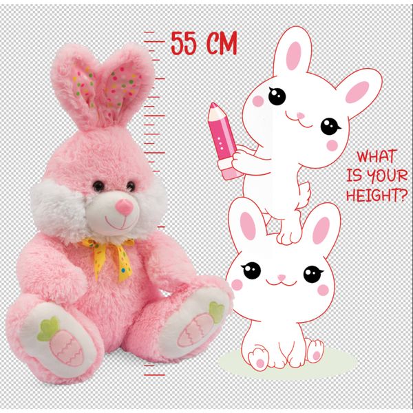 Coniglietto di peluche pasquale -40 cm - assortito - AMI PLUSH