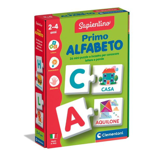 Clementoni primo alfabeto 16839 – gioco educativo per imparare l'alfabeto - SAPIENTINO