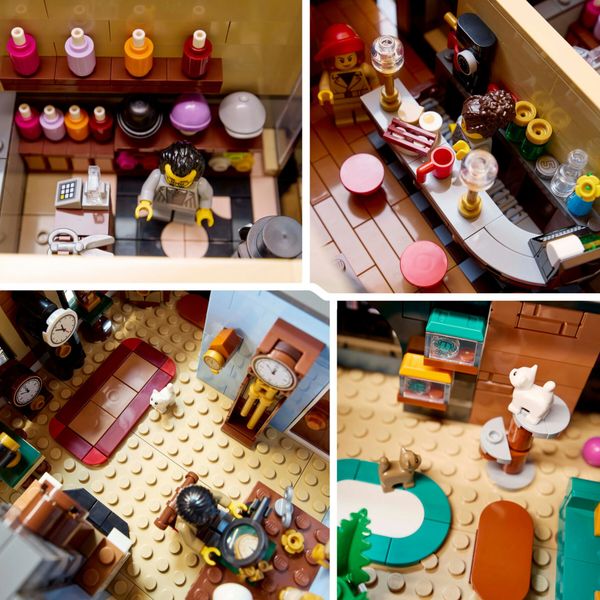 Lego icons 10350 edificio tudor, modellino di casa in miniatura, collezione modular building, regalo per adulti, uomo o donna - LEGO, LEGO ICONS