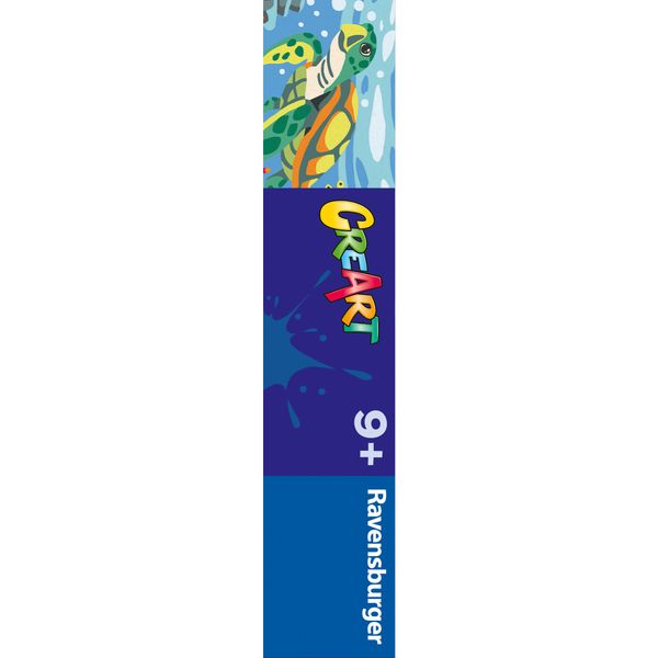 Ravensburger creart - tartaruga marina - set artistico per bambini 9+ anni - RAVENSBURGER
