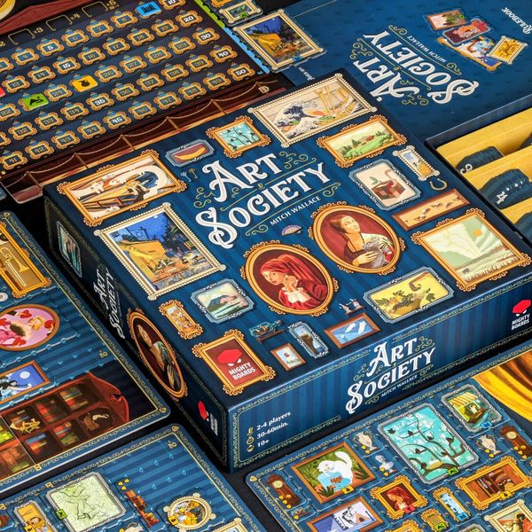 Art society - gioco da tavolo di collezione d'arte per 2-4 giocatori  dai 10 anni in su - Giochi Uniti