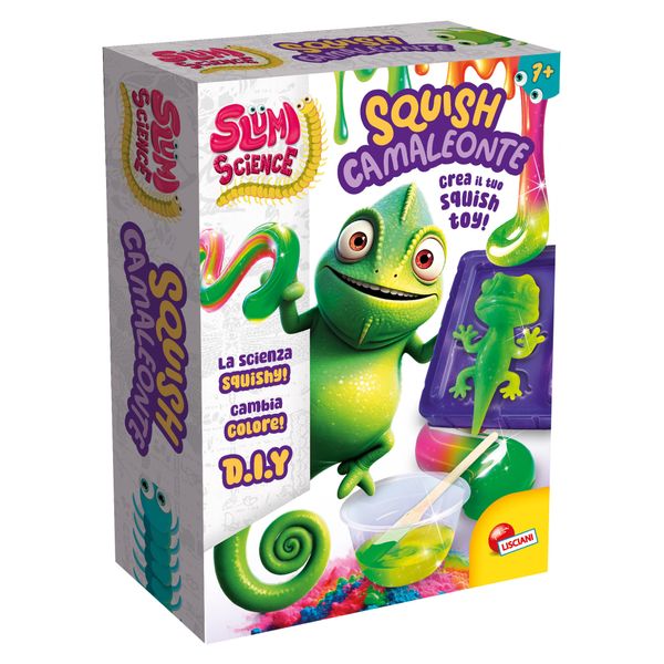 Slumi science pocket squish camaleonte - LISCIANI