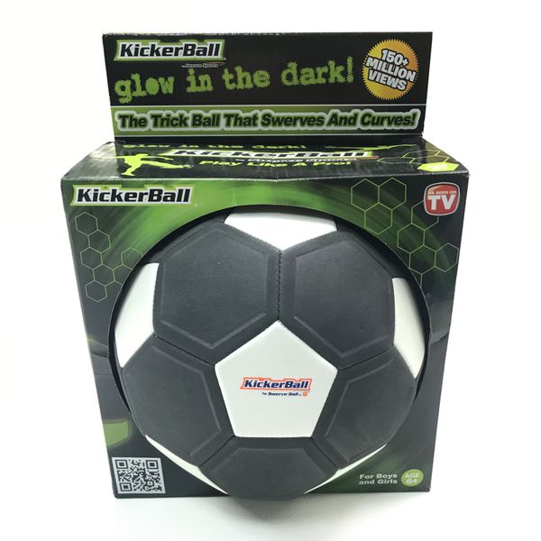 Kickerball - la palla con effetti rotanti e curvi che trasforma ogni tiro in un capolavoro - con effetti luminosi al buio - 