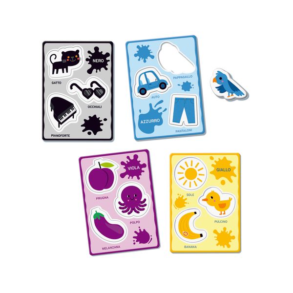 Clementoni montessori parole e colori 16849 – gioco montessori educativo - SAPIENTINO