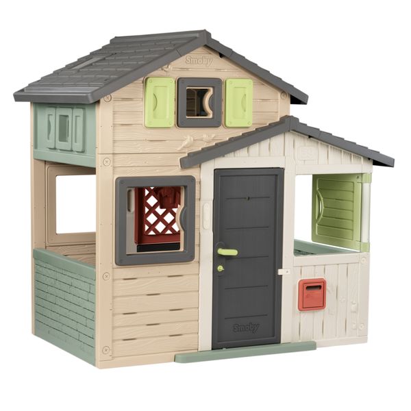 Smoby life casetta evo playhouse – casetta da giardino spaziosa e interattiva -3+ - SMOBY