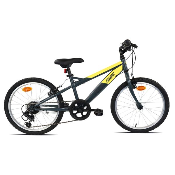 Bicicletta 20" con 6 marce gialla – perfetta per ogni terreno - SUN&SPORT