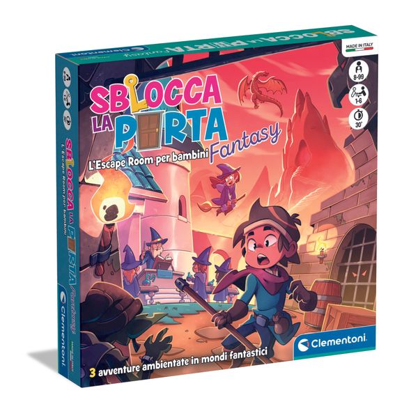 Clementoni sblocca la porta fantasy 16587 – gioco educativo sblocca la porta - CLEMENTONI