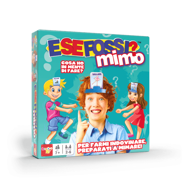 E se fossi? mimo - giocoro' - gioco da tavolo per tutta la famiglia - ROCCO GIOCATTOLI