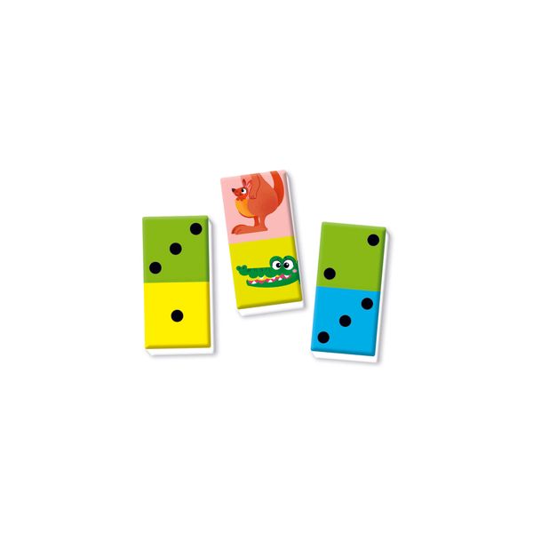 Clementoni domino numeri e animali 16841 – gioco educativo con numeri e animali - SAPIENTINO