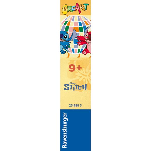 Ravensburger creart - stitch & leroy - set per dipingere con tavola e colori, 9+ anni - Disney Stitch