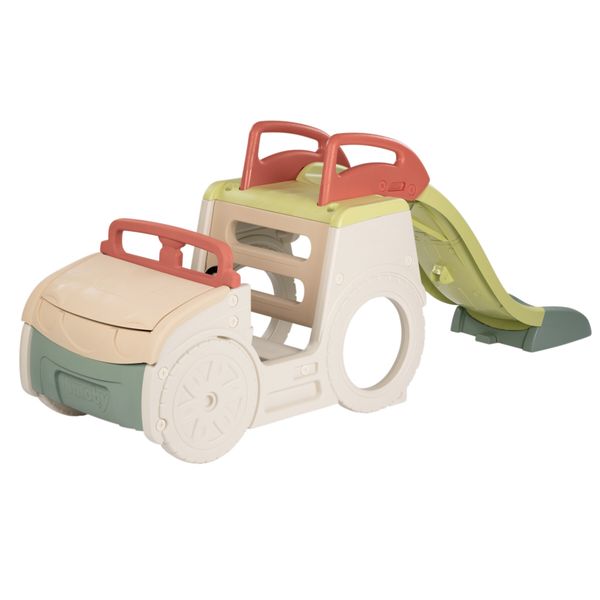 Smoby life adventure car - auto multiattività per bambini 18+ mesi – scivolo, postazione guida e sabbiera - SMOBY