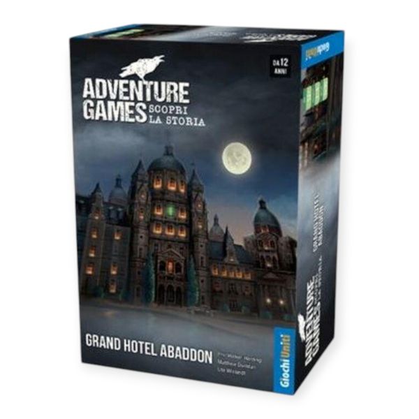 Adventure games: grand hotel abaddon - gioco da tavolo per 1-4 giocatori dai 12 anni in su - Giochi Uniti