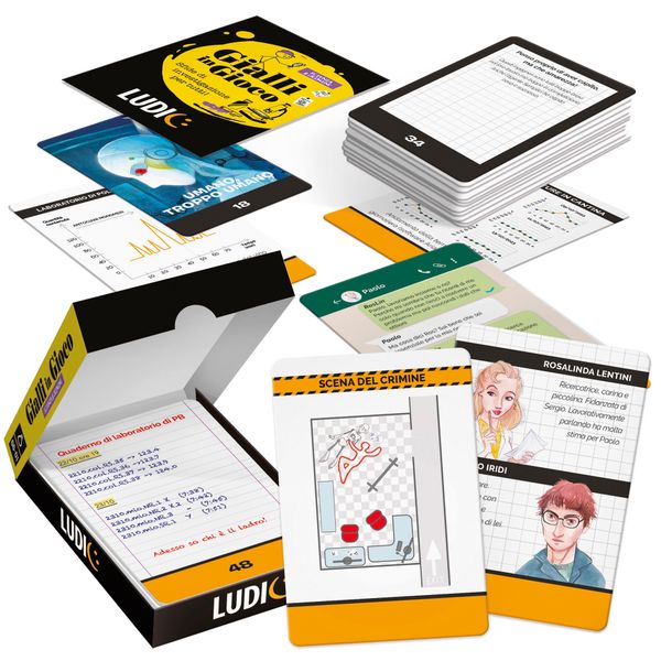 Gialli in gioco scienza & crimine - sfide di investigazione per tutti! - LUDIC