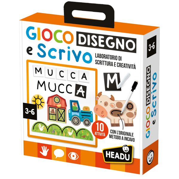 Gioco, disegno e scrivo – laboratorio di prescrittura e creatività 3+ - HEADU