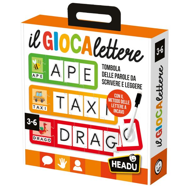 Il giocalettere – tombola delle parole per leggere e scrivere divertendosi - HEADU