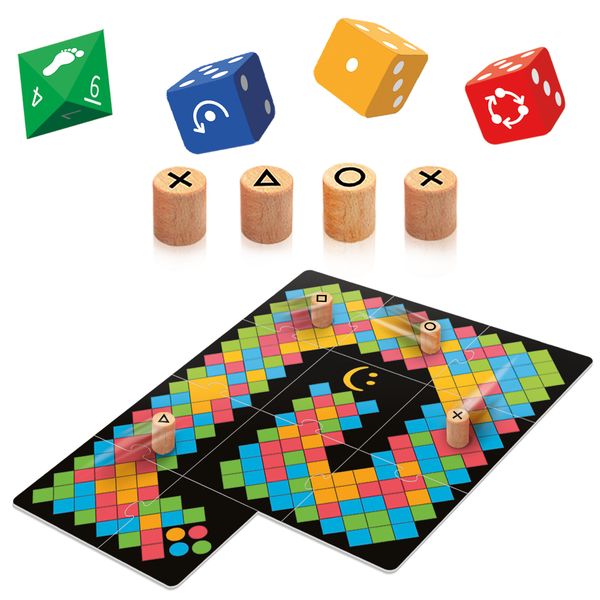 La corsa più folle del mondo-il gioco - time di prontezza e colpo d’occhio, 8-99 anni, 4-8 giocatori - HEADU