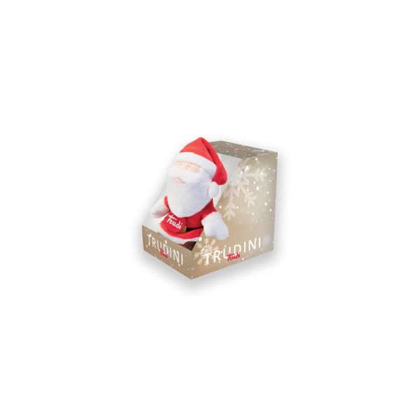 Peluche trudino babbo natale seduto - trudi - Trudi
