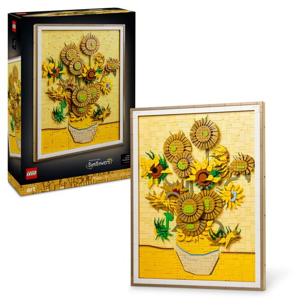 Lego art 31215 van gogh girasoli - quadro 3d da costruire, regalo adulti - LEGO Art, Lego