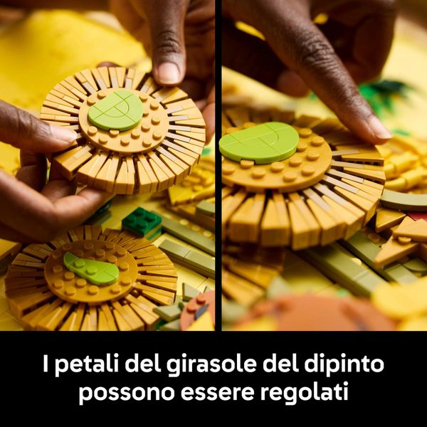 Lego art 31215 van gogh girasoli - quadro 3d da costruire, regalo adulti - LEGO Art, LEGO