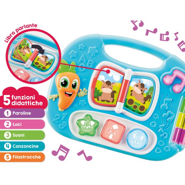 Carotina mini tavolino educativo fattoria – attività interattive per bambini - LISCIANI