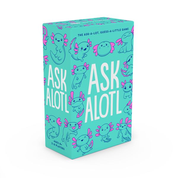 Funko games – askalotl, gioco di carte per famiglie 8+ – trova l’axolotl con domande esilaranti, 3-8 giocatori, 30 min, versione italiana - Funko
