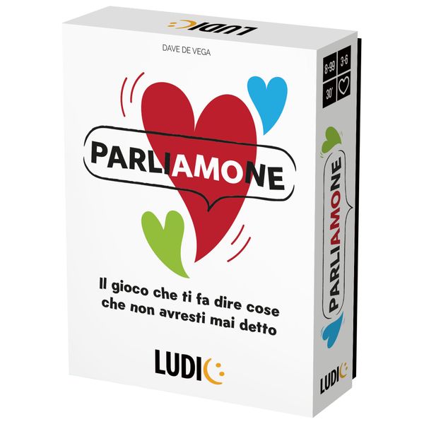 Parliamone - il gioco che ti fa dire cose che non avresti mai detto, 8-99 anni, 3-6 giocatori - LUDIC
