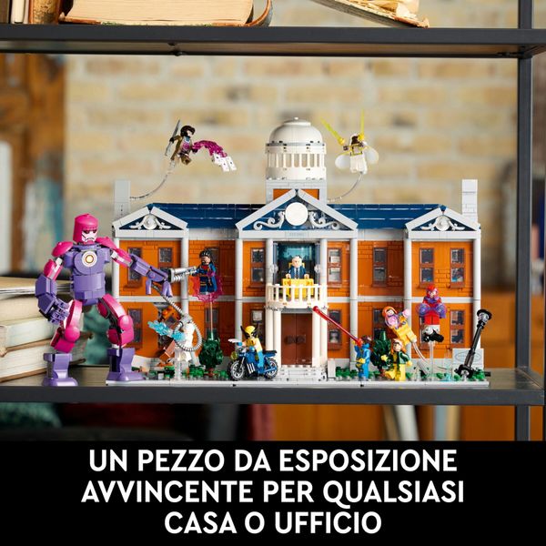 Lego marvel 76294 x-men: x-mansion, kit di modellismo adulti, modellino da costruire con 10 personaggi, regalo uomo o donna - LEGO SUPER HEROES, LEGO