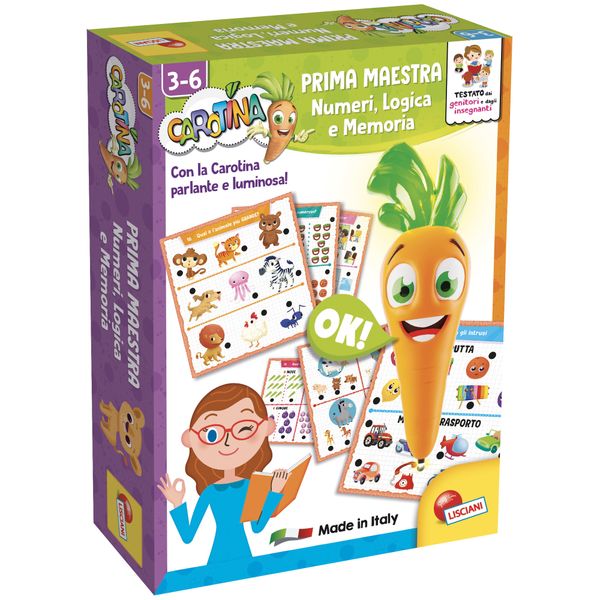 Carotina prima maestra bimbo basic – primi concetti educativi per bambini - LISCIANI