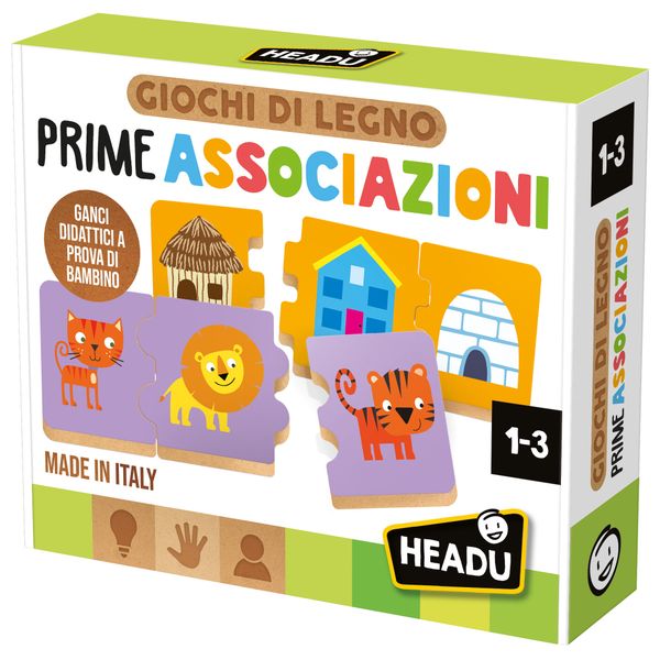 Prime associazioni – ganci didattici per allenare la logica e classificare - 12m+ - headu - HEADU