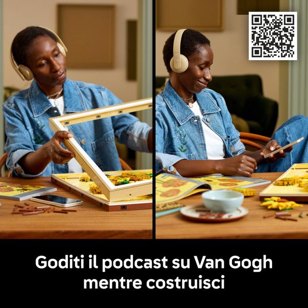 Lego art 31215 van gogh girasoli - quadro 3d da costruire, regalo adulti - LEGO Art, LEGO
