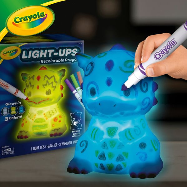 Crayola lampada luminosa - colorala e ricolorala come vuoi tu! - CRAYOLA