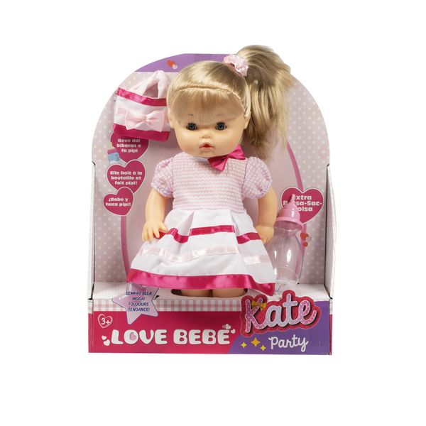 Bambola kate party  36 cm - love bebé - LOVE BEBÈ