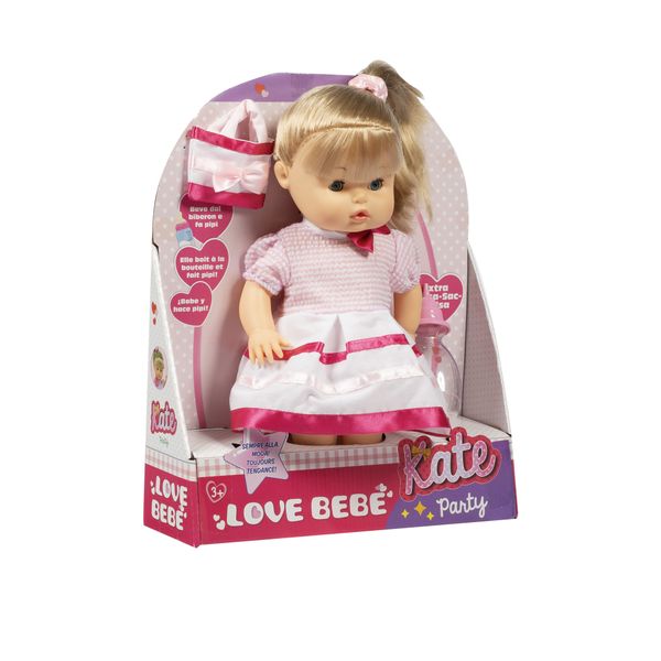 Bambola kate party  36 cm - love bebé - LOVE BEBÈ