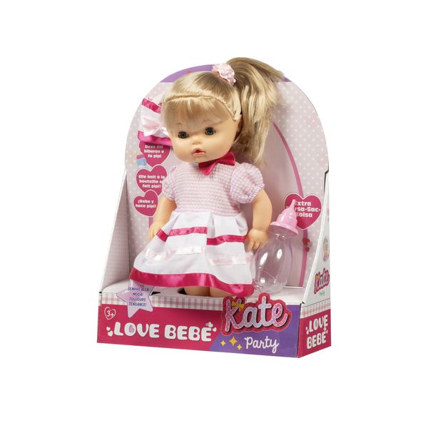 Bambola kate party  36 cm - love bebé - LOVE BEBÈ