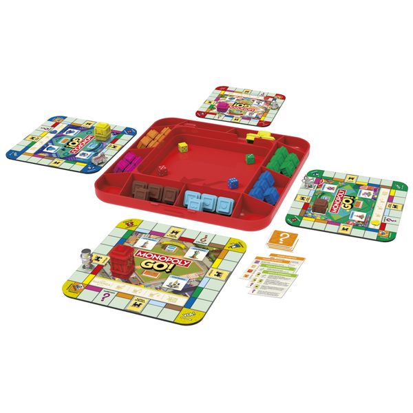 Monopoly go! - ispirato al famoso gioco da tavolo per dispositivi mobili - dagli 8 anni in su - 2-4 giocatori - 15 min. - MONOPOLY