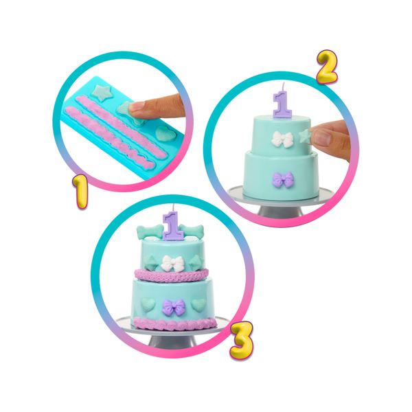 Barbie party unboxed - party stars serie compleanno del cucciolo, bambola con 10 accessori a sopresa - Barbie